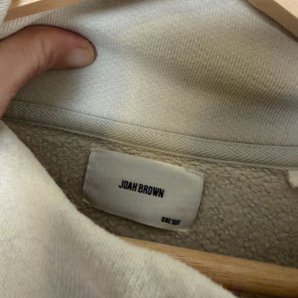 Joah Brown Split Neck Turtle Neck Sweatshirt - image 4